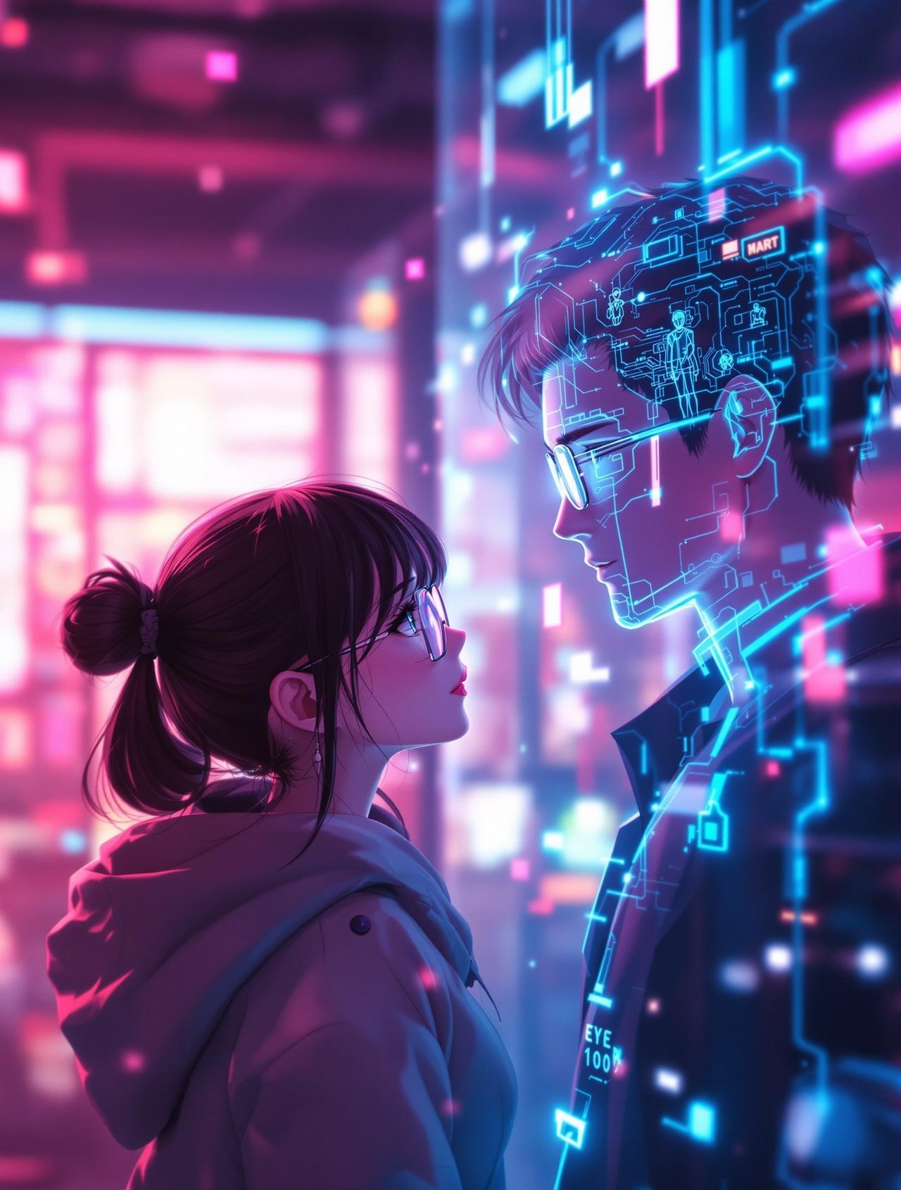 短剧在线阅读《我的男友是AI》- 校园初恋短剧 短剧在线阅读《我的男友是AI》封面图 - 校园初恋